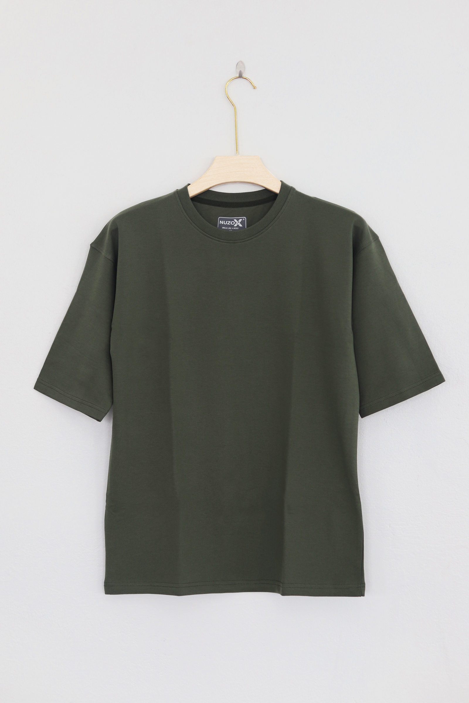 Cotton  Oversized Plain T-Shirt